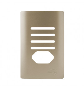 Placa P/ 4 Interruptores + Tomada (Especial) 4x2 - Novara Champanhe